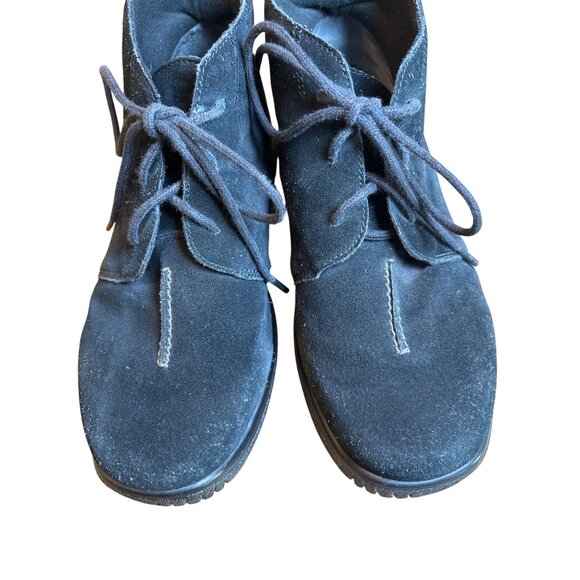 Drew Womens Boot Size 9WW Krista Comfort Bootie Diabetic Double Depth Black Sued - Picture 11 of 11